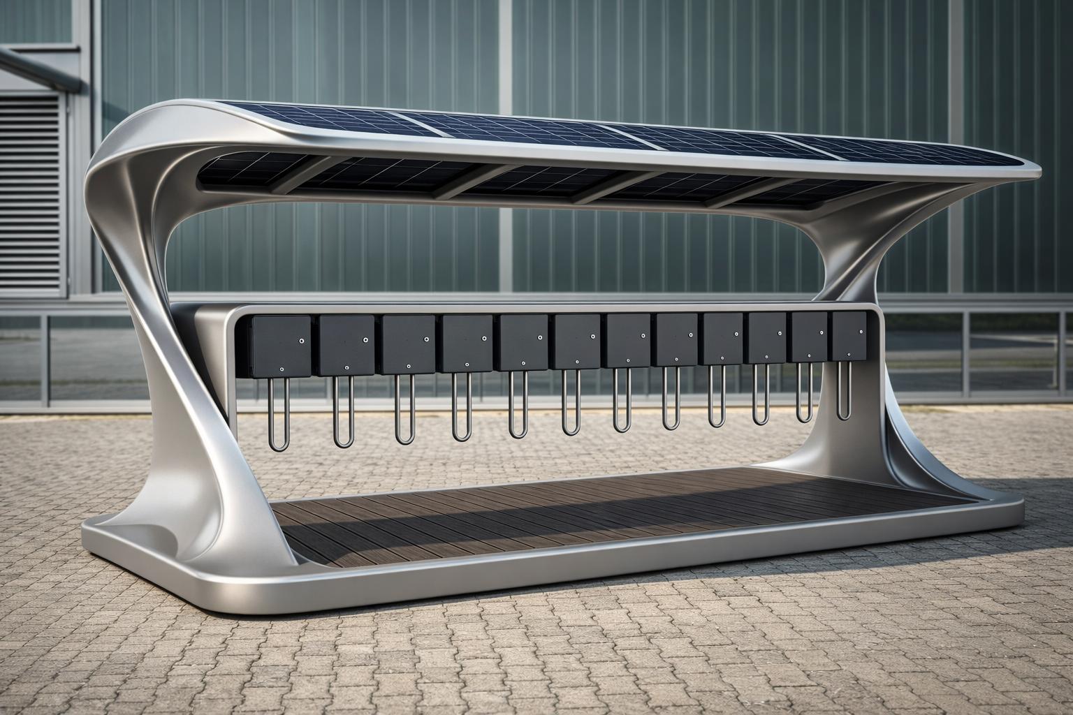 Fend Solar — E-Bike Ladestation mit Solardach
